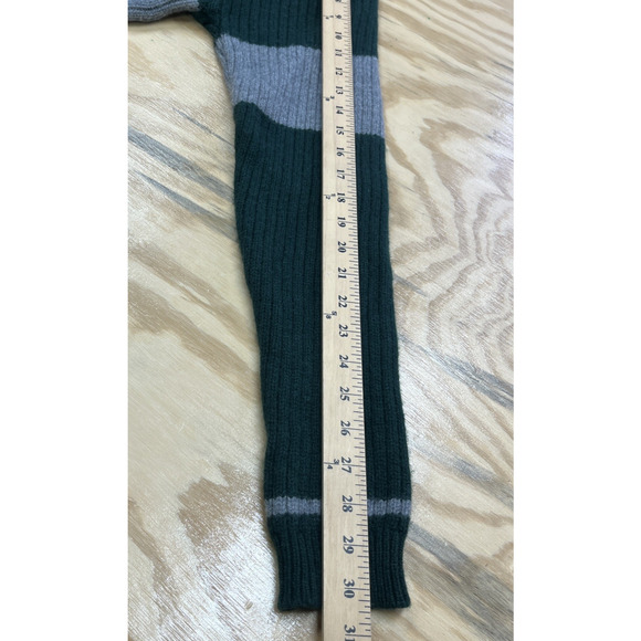 Harry Potter Slytherin Quidditch Ribbed Knit Wool Sweater Adult Medium Scotland - Picture 14 of 14